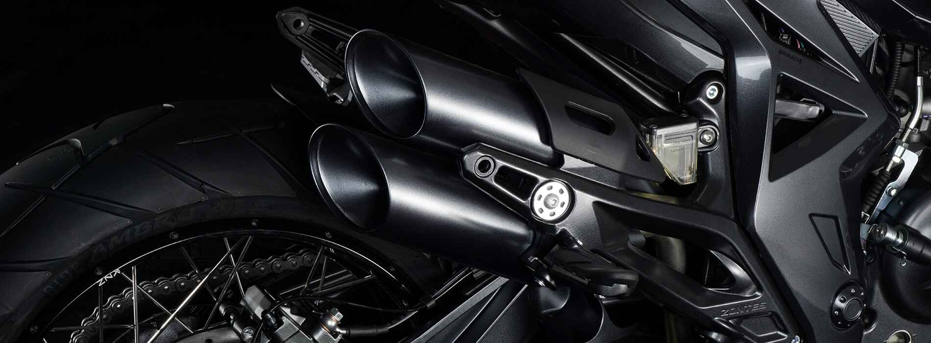 Anti-scalding exhaust pipe/new design muffler