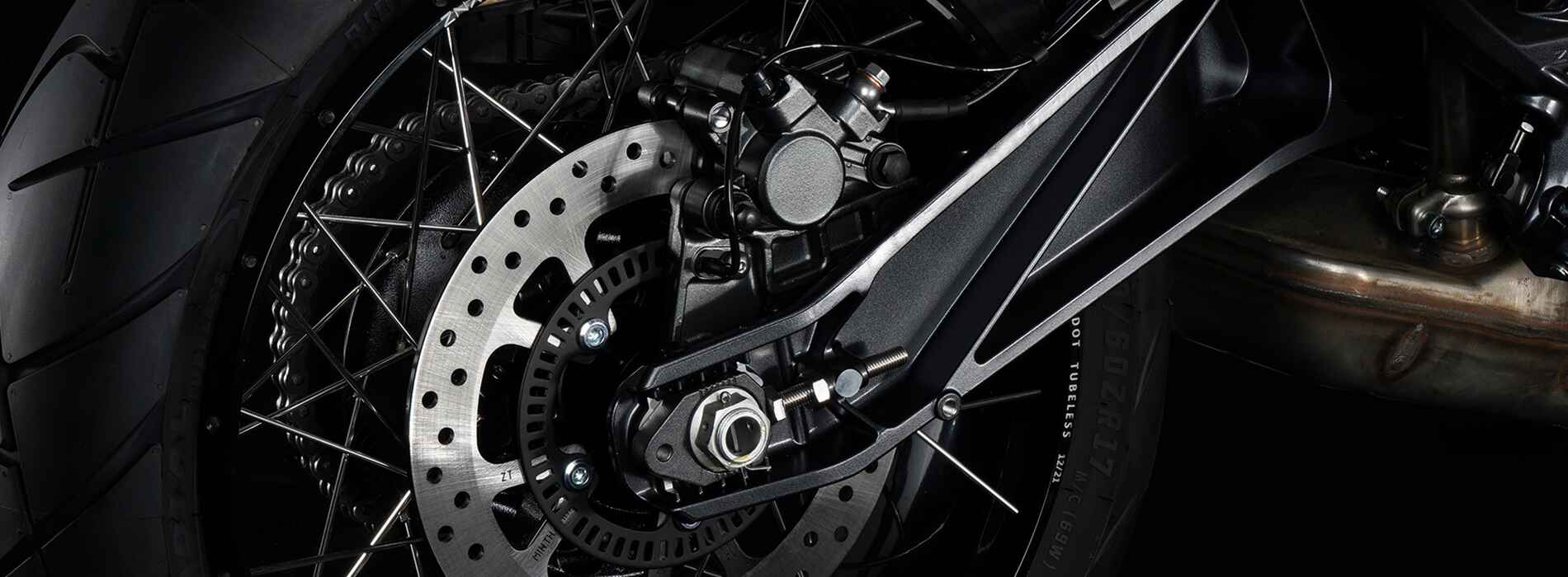 Aluminum alloy rear flat fork